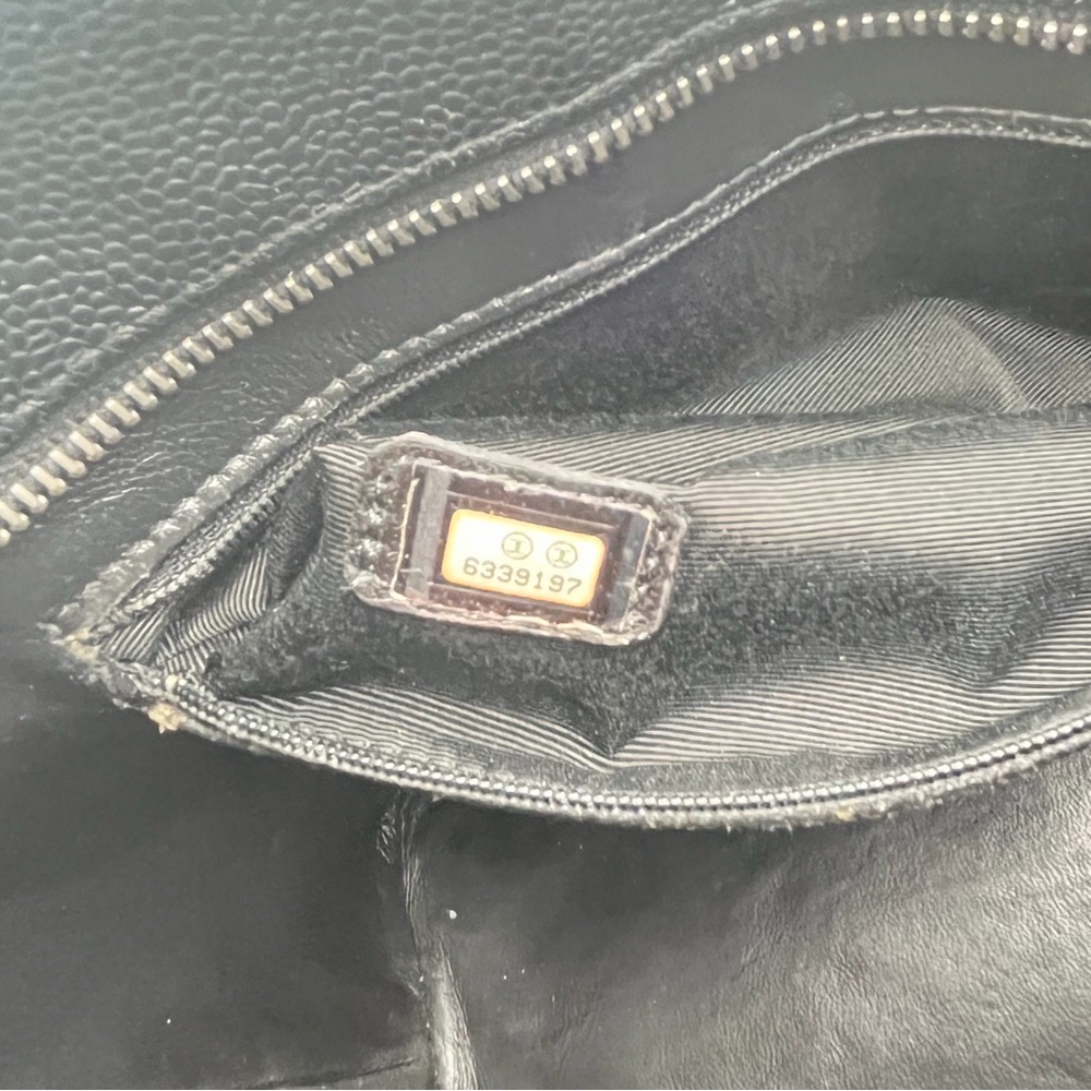 CHANEL Medallion Tote Bag Black Caviar Leather - Picture 13 of 13